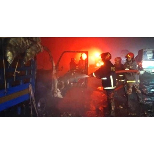 ২৮ অক্টোবর থেকে ২৫৩ স্থানে আগুন সন্ত্রাস